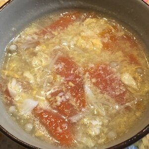 えのきと人参の卵スープ